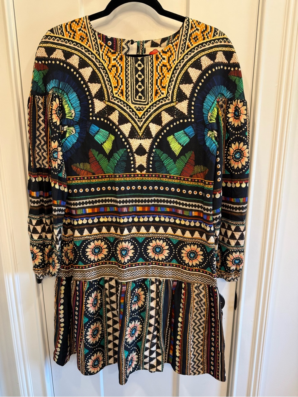 Farm Rio Long sleeve Multicolor Dress